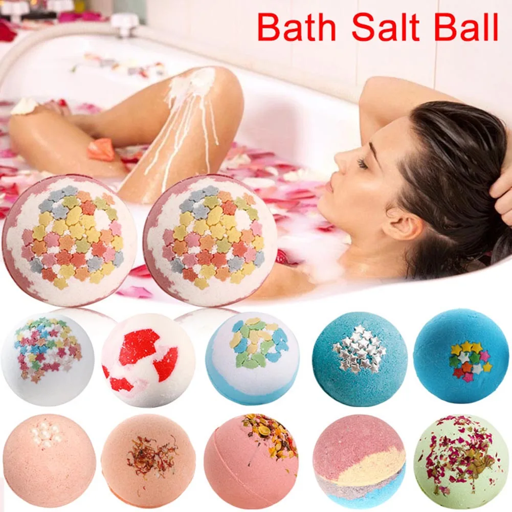 Deep Sea соль для ванны тело аромат эфирного масла ванна мяч Природных Пузырь бомбы мяч WH998