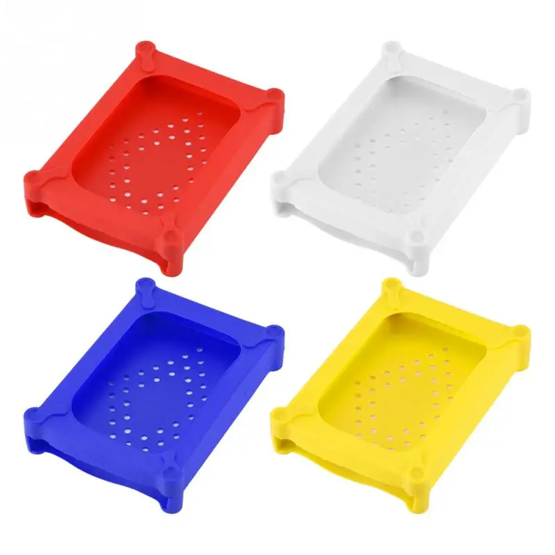 Hard Disk Case Silicone Case Cover Protector for 3.5 inch HDD SSD Hard