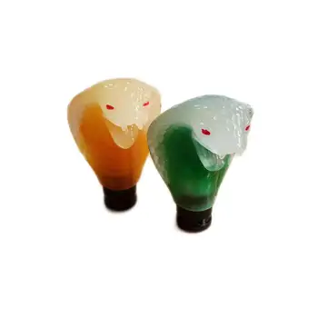 

Jade Snake Gear Shift Knob for AT MT Shifter Lever 3 Aadapters switching adapters Cool Funny Automobile Accessories