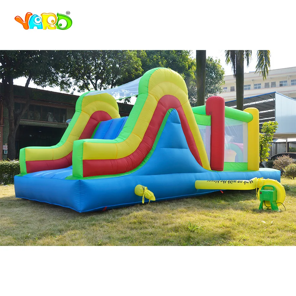YARD Big 5 in 1 Inflatable Bouncer Castle Obstacle Slide Inflatable Trampoline Bouncy House Christmas Gift Ship via Express Door YARD Big 5 in 1 Inflatable Bouncer Castle Obstacle Slide Inflatable Trampoline Bouncy House Christmas Gift Ship via Express Door