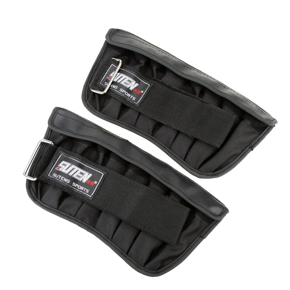 SUTEN 2pcs Max Loading 3kg Adjustable Weighted Wrist Band Boxing