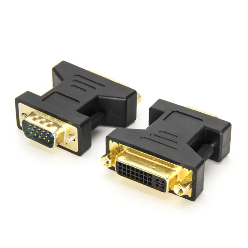 Стабильный сигнал позолоченный монитор DVI 24 + 5 к VGA ноутбук HDTV видео адаптер