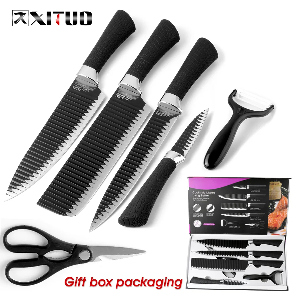 Buy New 6PCS Value Affordable Set Chef Kitchen Knife