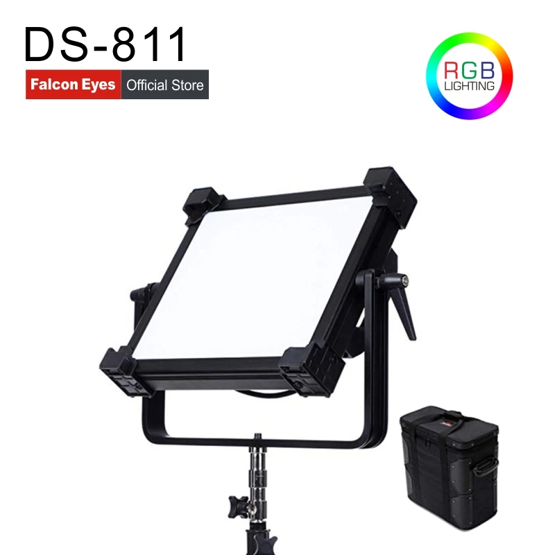 

Falcon Eyes 200W RGB LED Video Fotografia Light Support Bluetooth(APP) Control 8 Scene Modes Continuous Lighting Lamp DS-811