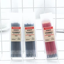 Гелевая ручка повторная заливка шт./лот классический 100 синий черный, красный ручка чернила Canetas школы канцелярская ручка офисные zakka поставки(tt-3014