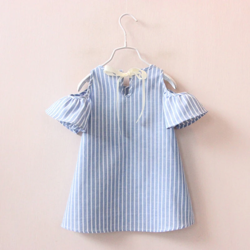 

Baby Girls Clothing 2019 Summer Girls Dress Casual Striped Princess Dress Children Costume Kids Dresses For Girls Kids Clothes
