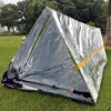 Argent Emergency Shelter Tent Outdoor Ultralight Portable Camping SOS Shelter Mylar Emergency Tube Tent First Aid Gear ► Photo 3/5