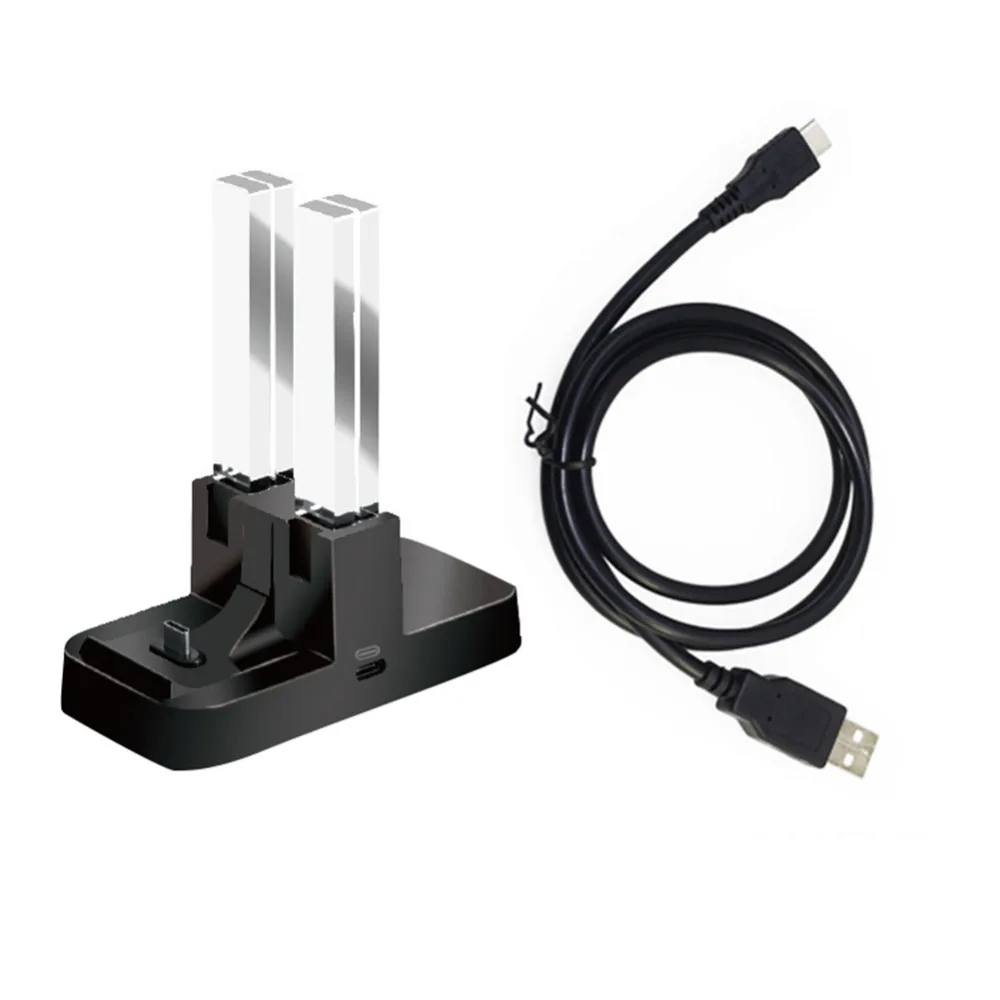 USB Playstation игровой контроллер ручка зарядное устройство Красочные для коммутатора Pro ручка 4 зарядки пластиковый джойстик база