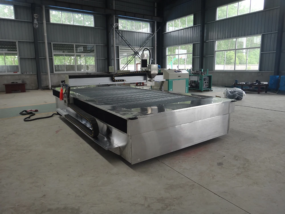 5axis Cnc Water Jet Cutting Machine For Granite Marble 5axis Cnc Water Jet Cutting Machine For Granite Marble