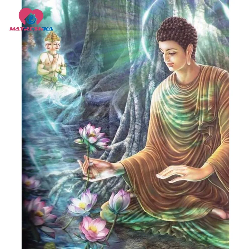 diamond painting buddha Pattern rhinestones diamond mosaic Diamond embroidery 5d cross stitch patterns 5d rhinestone art fantasy