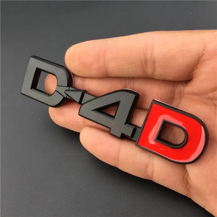 1 шт. 3D металлический D4D эмблема знак наклейка на автомобиль наклейки для Toyota Land