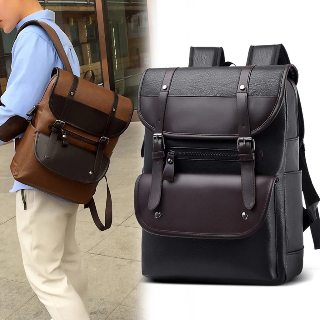 

Backpacks Men's Large-Capacity Waterproof Wild Student Computer Bag mochila