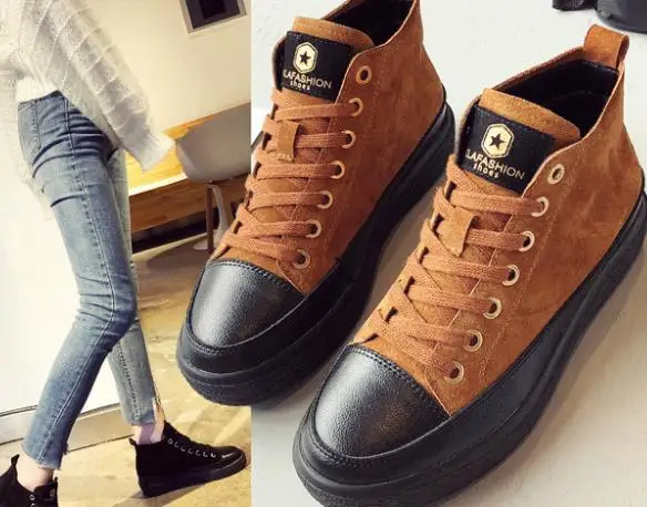 

2018 autumn and winter new thin cotton students wild Martin women's boots