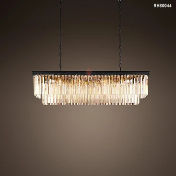 

Rectangular Modern Crystal Chandelier Lighting