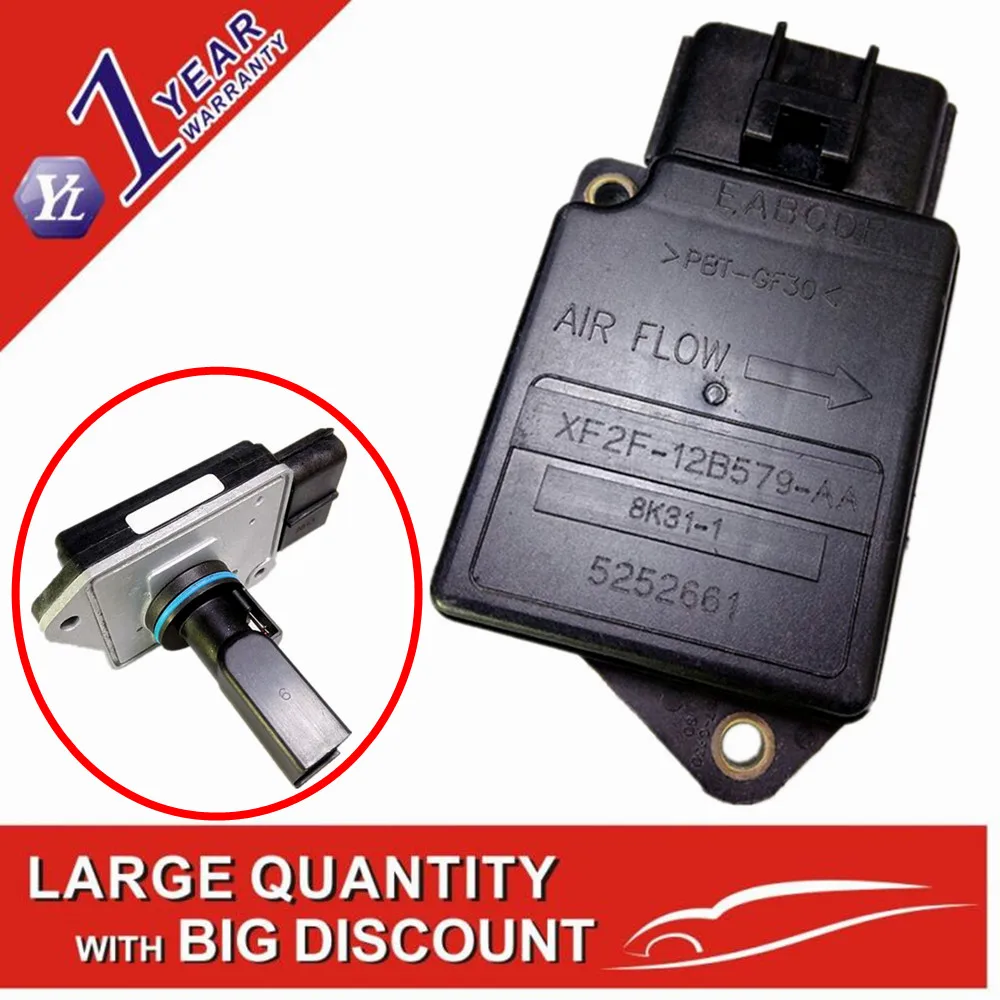 

Genuine Mass air flow meter sensor for Ford Escape Escort Explorer Focus Ranger Taurus MAF airflow XF2F12B579AA XF2F-12-B579-AA