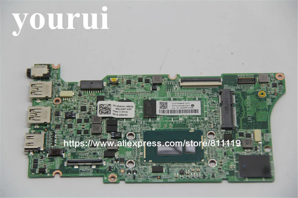 CN-054HNK 054HNK 54HNK For DELL Chromebook 11 Laptop motherboard DA0ZM7MBAC1 with Celeron 2955U CPU Onboard fully tested