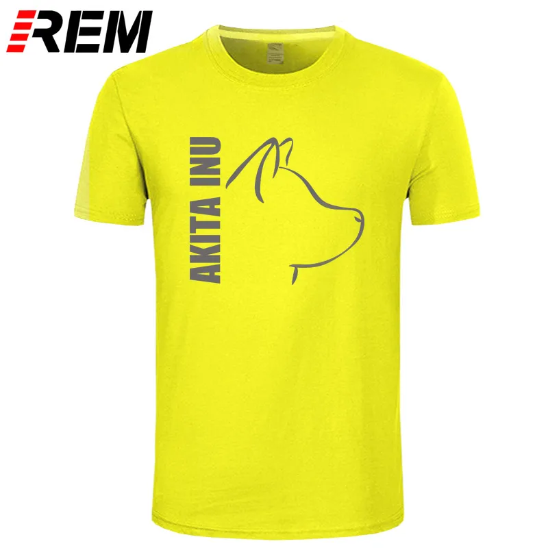 Akita Inu Dog мужские футболки отличные футболки мужские с коротким рукавом хлопок Пользовательские Большие размеры летние футболки для подростков