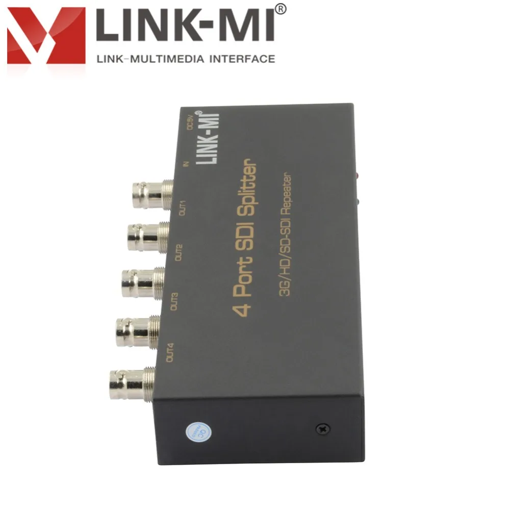 LINK MI HD SDI/3G SDI/SD plitter 1x4 BNC 4 порта SDI 3G распределение 1080p усилитель видео 1080P 1 в выхода