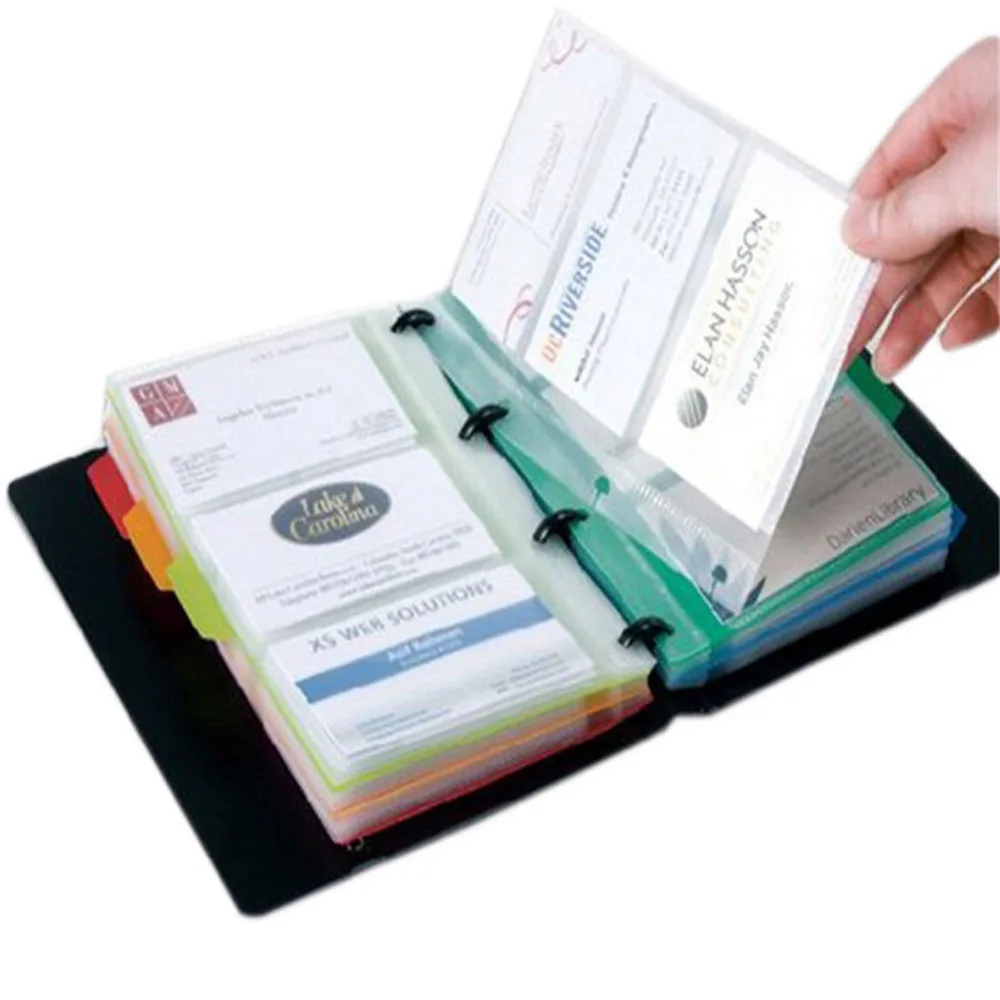 1pcs Business Card Holders Book Name Card Organizer Cards