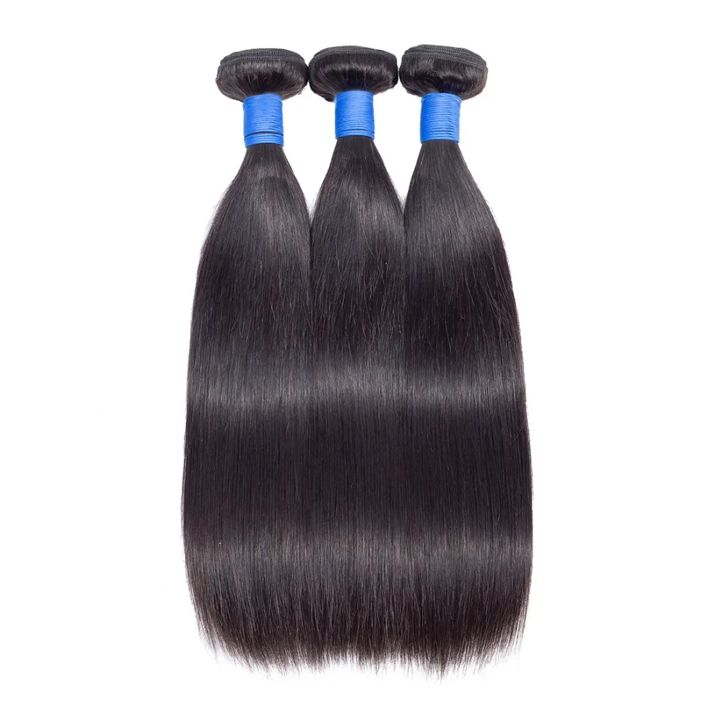 Peruvian Straight Hair Weave Bundles 1 Pc Only 8&quot-28&quot Inches Human Natural Color Remy Extension Free Shipping | Шиньоны и