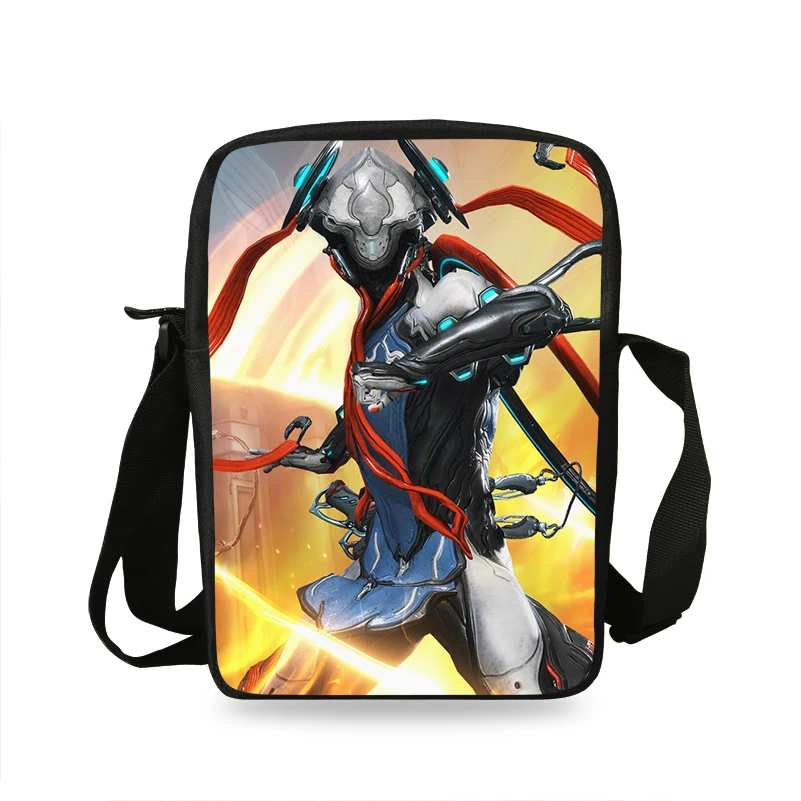 

Warframe Game Popular Print Messenger For young mens Shoulder Bag Girls Boys School Bags Kids Crossbody Travel Bag For Teenage