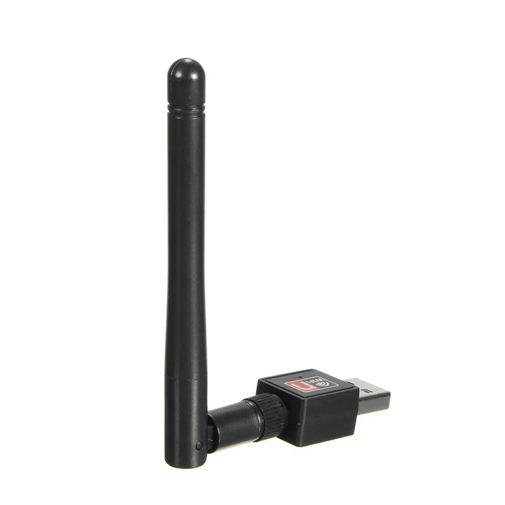 150 Мбит/с Беспроводной сетевой адаптер Mini USB 2,0 WiFi ключа с антенной Wi-Fi приемник внешний сетевой карты для настольных ПК компьютер