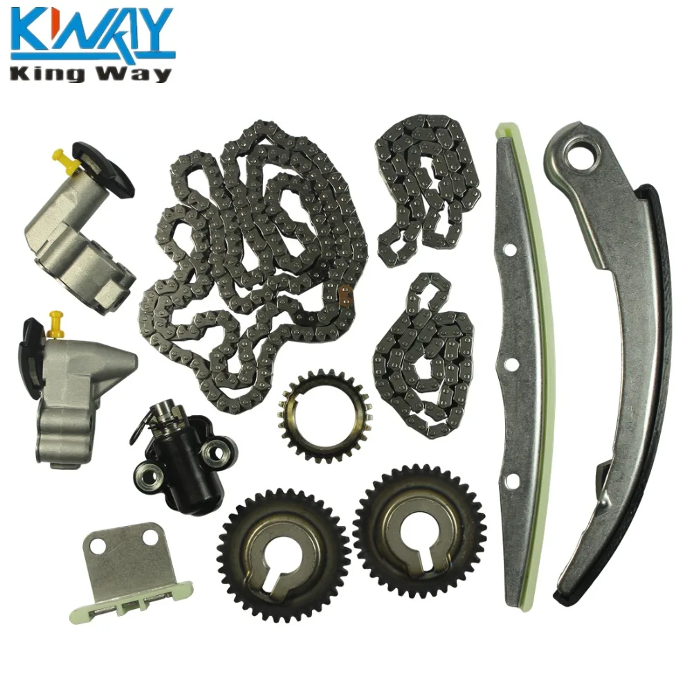 

FREE SHIPPING-King Way- Timing Chain Kit For 04 - 09 Nissan Altima Maxima Murano VQ35DE 3.5L V6 DOHC 24V