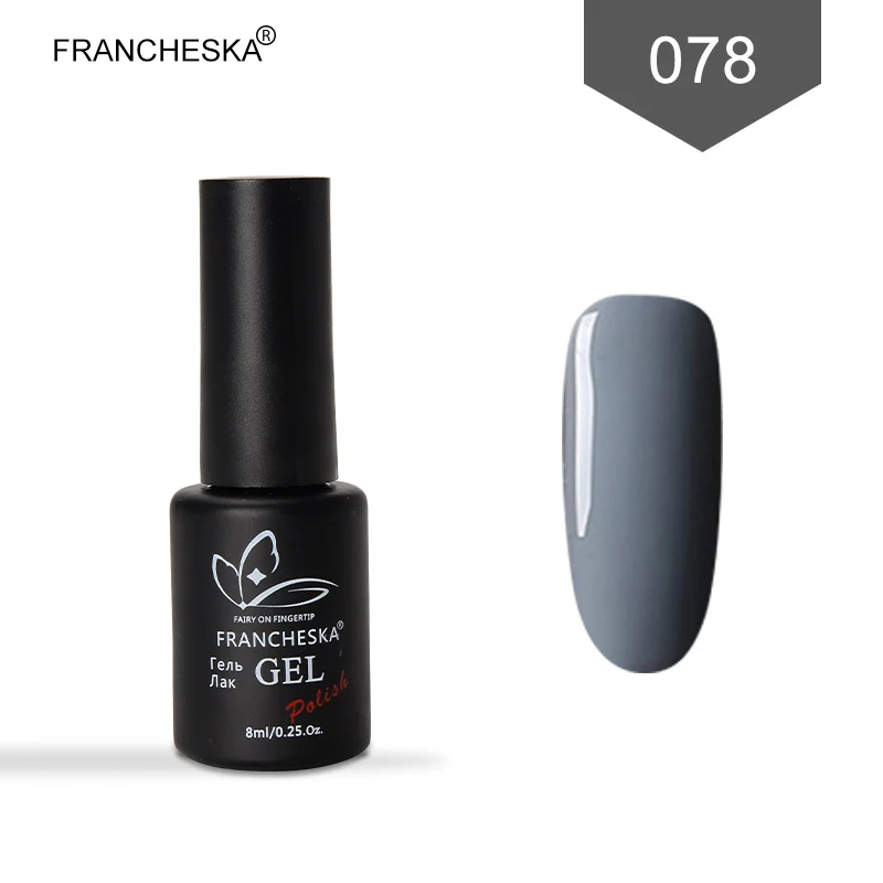 Francheska Гель-лак для ногтей УФ-гель nagels spulletjes gellak Гель-лак nagellak unhas de лак набор цветов nagels nai lart oje - Цвет: gel polish 78