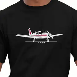 Новые Топы 2019 с буквенным принтом Мужская футболка брендовая футболка хлопковая одежда новая Aeroclassic PPL Pilot Piper PA28 самолет вдохновил футболку