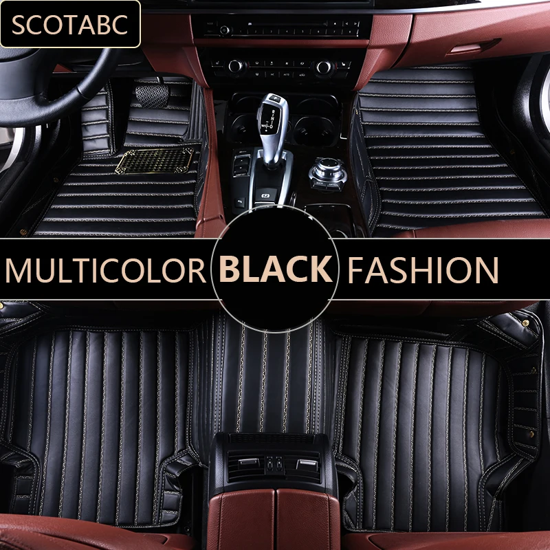 SCOTABC Custom Fit Car Floor Mats for HONDA ACCORD 2010 Car Floor Mat