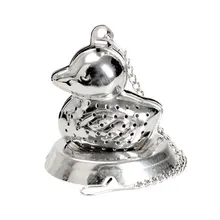 Утка из нержавеющей стали Чай infuser приправа пакет для чайных фильтров аксессуары