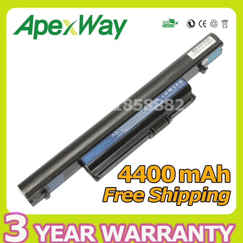 

Apexway Battery For Acer Aspire 3820T 3820TG 3820TZ 4820G 4820T 4820TG 4820TZ 5553G 5625G 5745G 5745P 5820G 5820T 5820TG 7745G