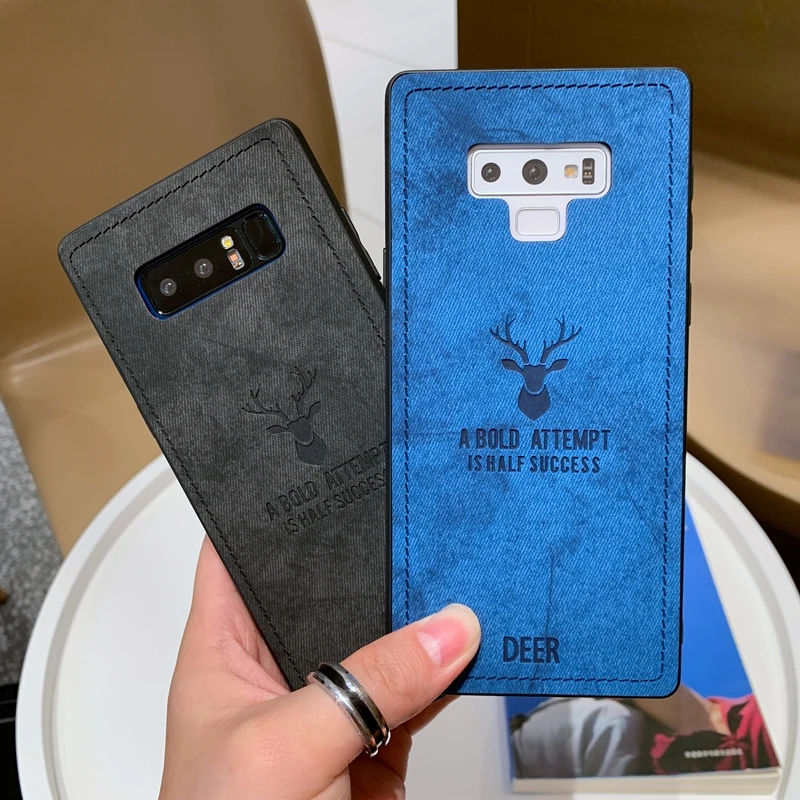 Мягкий чехол из ТПУ с рисунком оленя для Samsung Galaxy S8 S9 S10 Plus S10e M10 M20 M30 A10 A20 A30 A50 A40 A70 A9