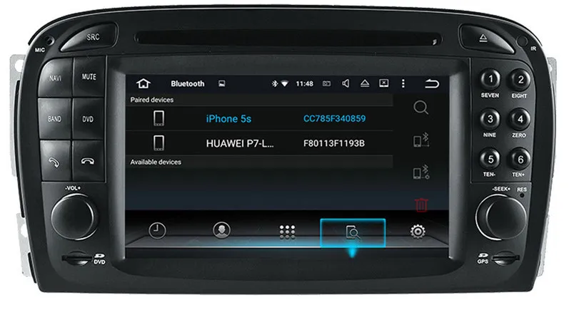 6,2 ''android 7,1 8,0 автомобильный DVD плеер gps навигации для Mercedes Benz SL R230 SL500 2001-2007 радио аудио Wi-Fi 4 г 32 г carplay