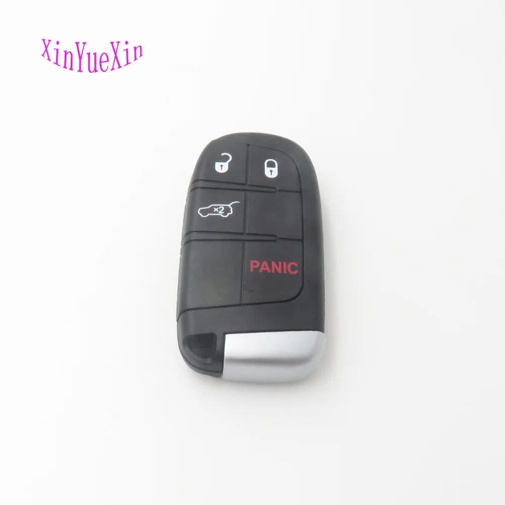 Xinyuexin Smart Remote автомобилей Key Shell для Chrysler 300 для Dodg Durango для Jeep Grand Cherokee 4 кнопки пустой ключ брелок Дело