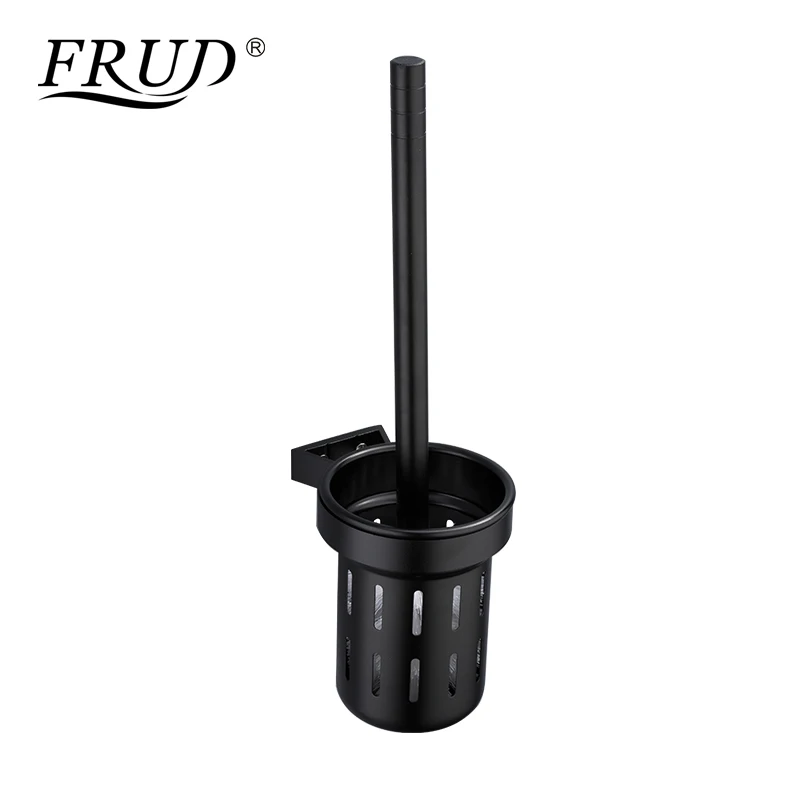 

Frud Space Aluminum Toilet Brush Holder Bathroom Cleaning Tool Holder With Toilet Brush Household Bathroom Toilet Brush Y18053
