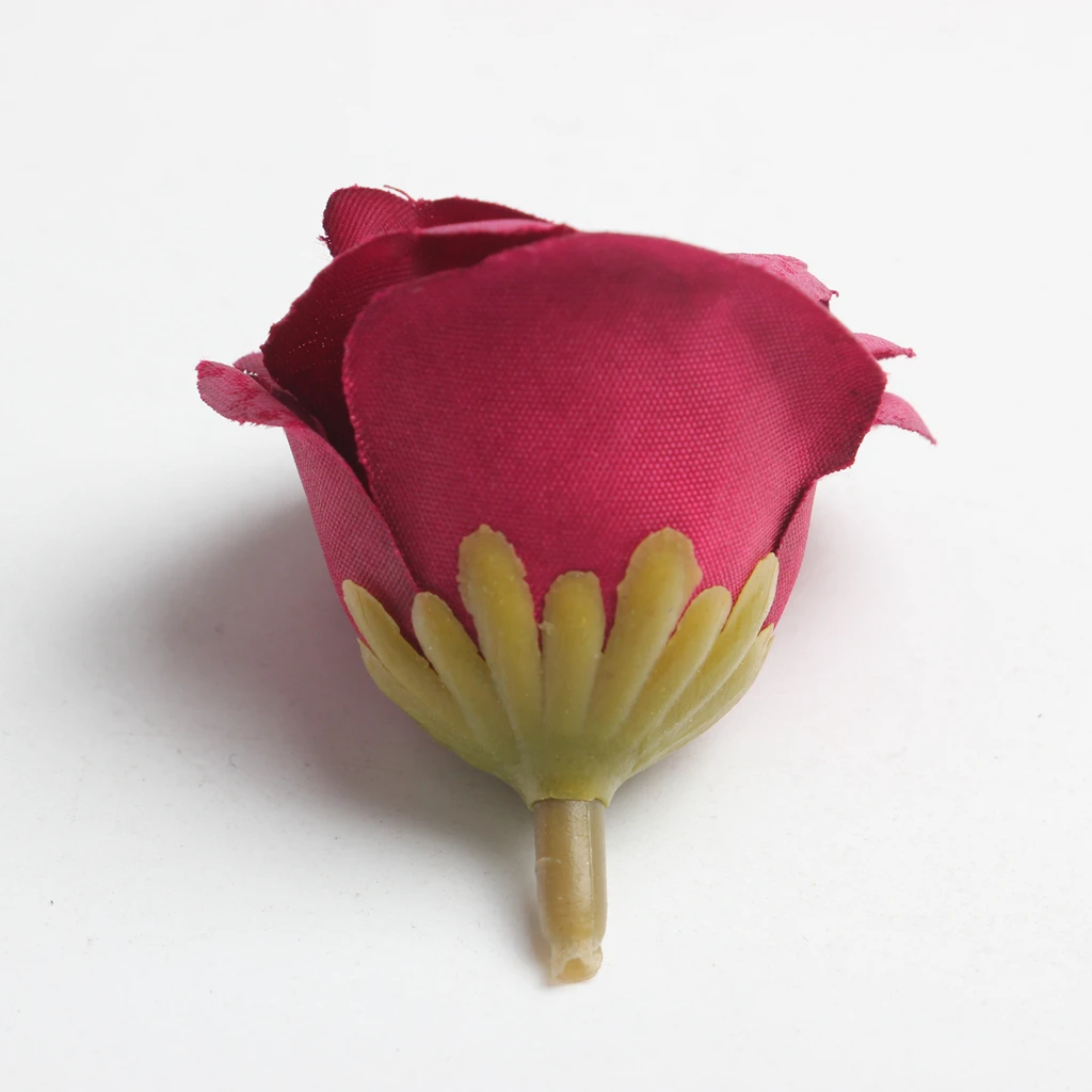 New Hot Sale 10pcs Decorative Artificial Silk Rose Flower Head for Wedding Party Home Decor Photo Albums DIY Hats Clothes Favors