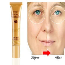 Экстракт улитки против морщин и мешок для глаз Гиалуроновая кислота крем для глаз для устранения темных кругов уход за кожей лица Улитка Крем