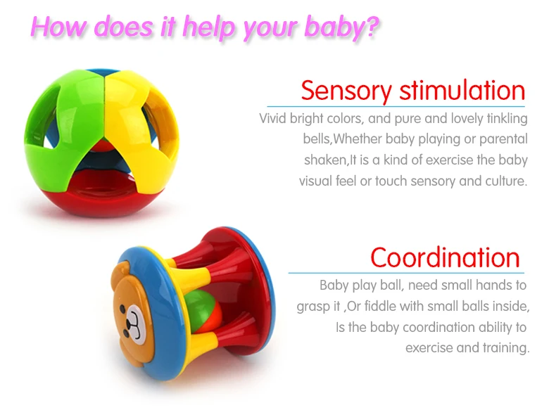 2 шт./компл. прекрасный погремушки Пластик Игрушки для маленьких детей дрожание рук Белл кольцо Игрушечные лошадки детские развивающие Игрушечные лошадки WJ264