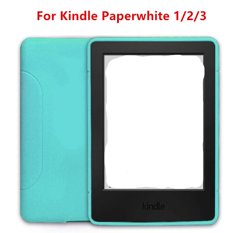 Чехол для Kindle Paperwhite 4 чехол мягкий ультра тонкий термополиуретановый силиконовый чехол для планшета электронная читалка задняя крышка чехол для Kindle Paperwhite 1/2/3 Coque - Цвет: Green 1