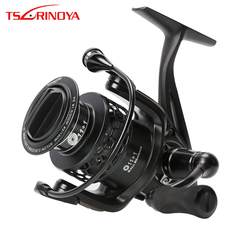  TSURINOYA SPIRIT TSP 3000 Full Metal Body Spinning Fishing Lure Reel 11+1 Bearing 5.2:1Gear Ratio S