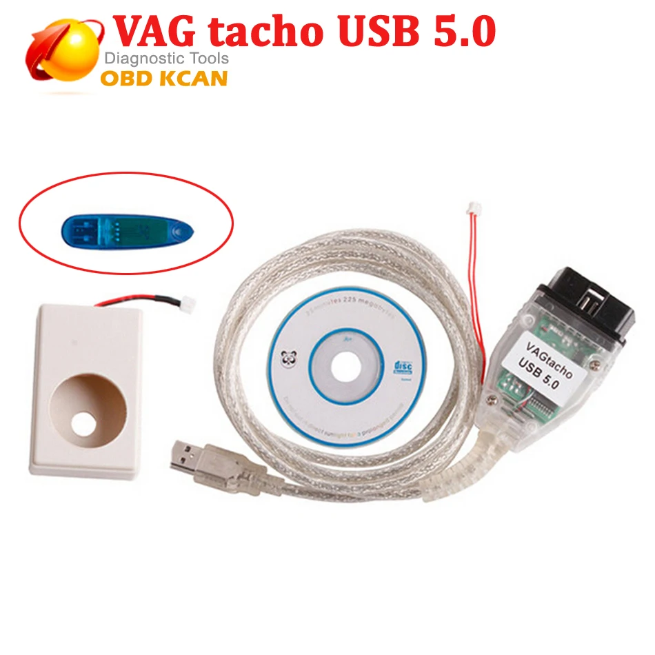 Vag tacho V5.0 с usb-ключом для NEC MCU 24C32 или 24C64 ECU чип тюнинговый инструмент vag tacho USB Версия 5,0 vagtacho USB