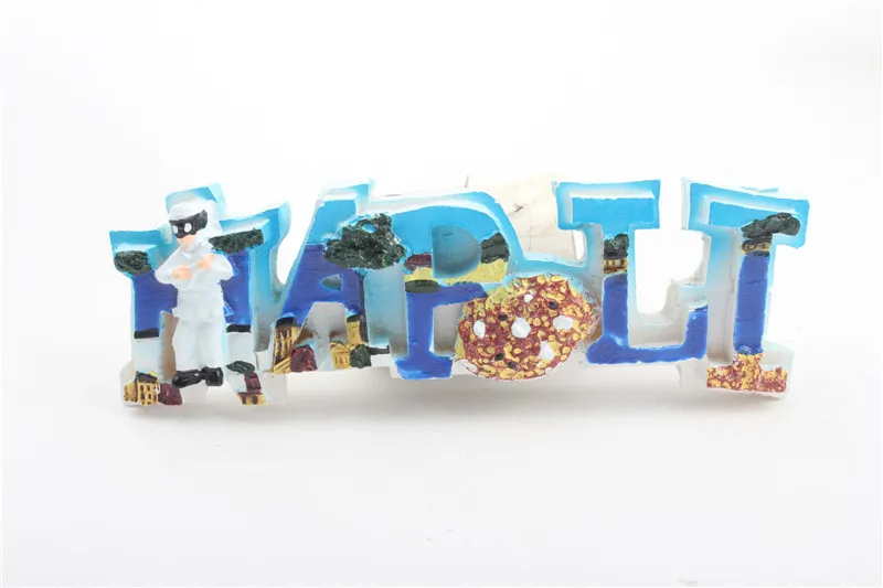 Новые 3D Италия MONDELLO NAPLI GIBRALTAR креативная форма сувениры из смолы магнит на