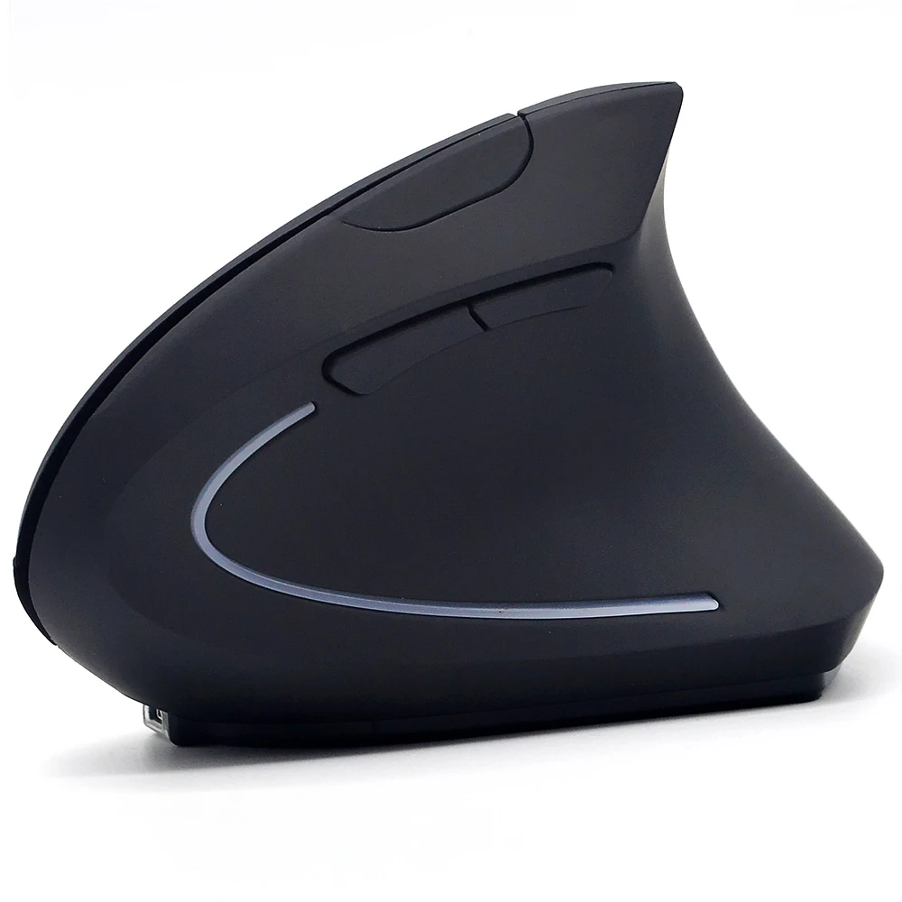 2.4GHz Wireless Gaming Mouse USB Receiver Pro Gamer mice For PC Laptop Desktop PC Shark Fin Ergonomic Vertical Wireless Mouse