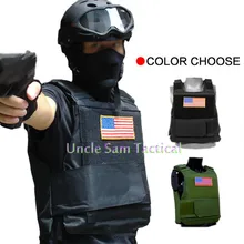 Тактические для страйкбола, охоты Жилет обучение пейнтболу Airsoft Боевой защитный жилет для оптический охотничий прицел Книги о военной технике