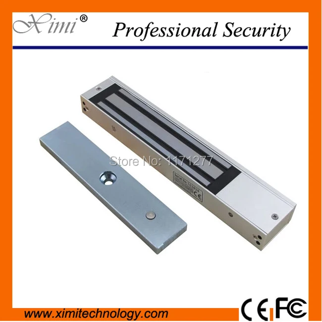 

New 280KG 600Lbs magnetic lock without door position detection output for fire exit door 280KG embedded electromagnetic Lock
