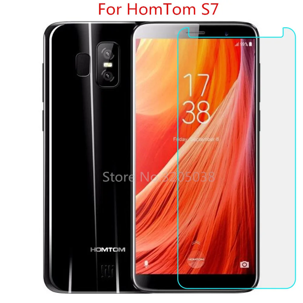 2Pcs Tempered Glass for HomTom S7 on Screen Protector Phone Film | Мобильные телефоны и аксессуары
