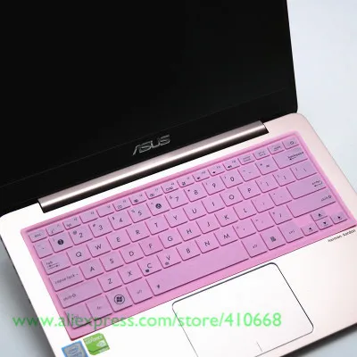 Мягкий ультратонкий ноутбук 14 дюймов 14 дюймов Чехол для клавиатуры ноутбука протектор кожи для ASUS ZenBook UX430UA UX430/VivoBook флип TP401CA - Цвет: All Pink