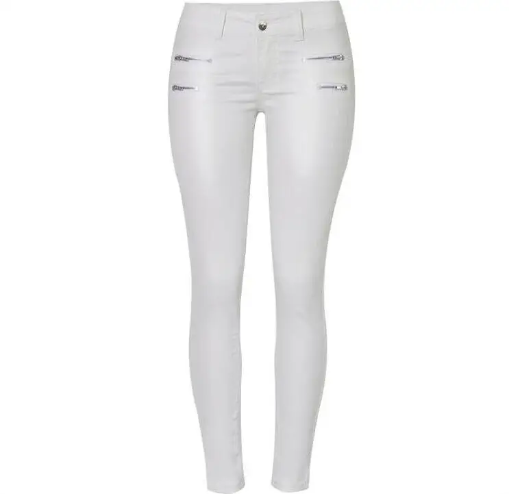 white leather pants womens