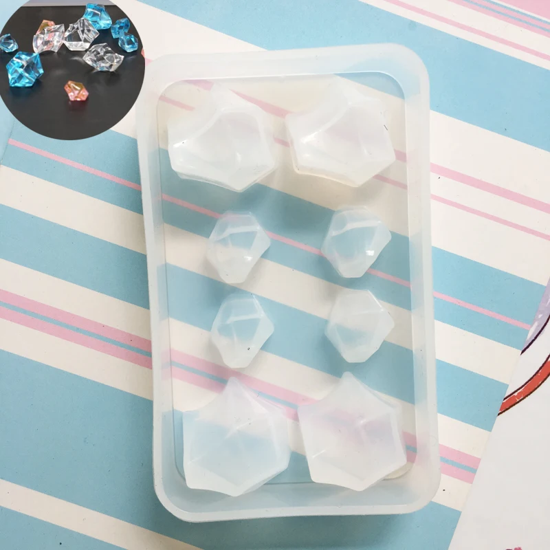 

Transparent Silicone Mould Dried Flower Resin Decorative Craft DIY big small ice cube stones Mold epoxy resin molds for jewelry